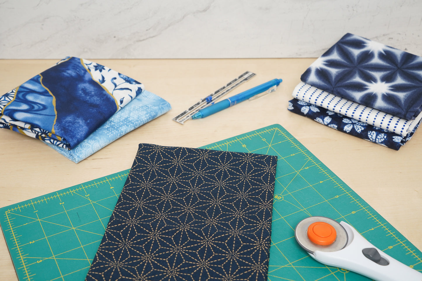 Indigo Update Fabric Bundle - Half Yard