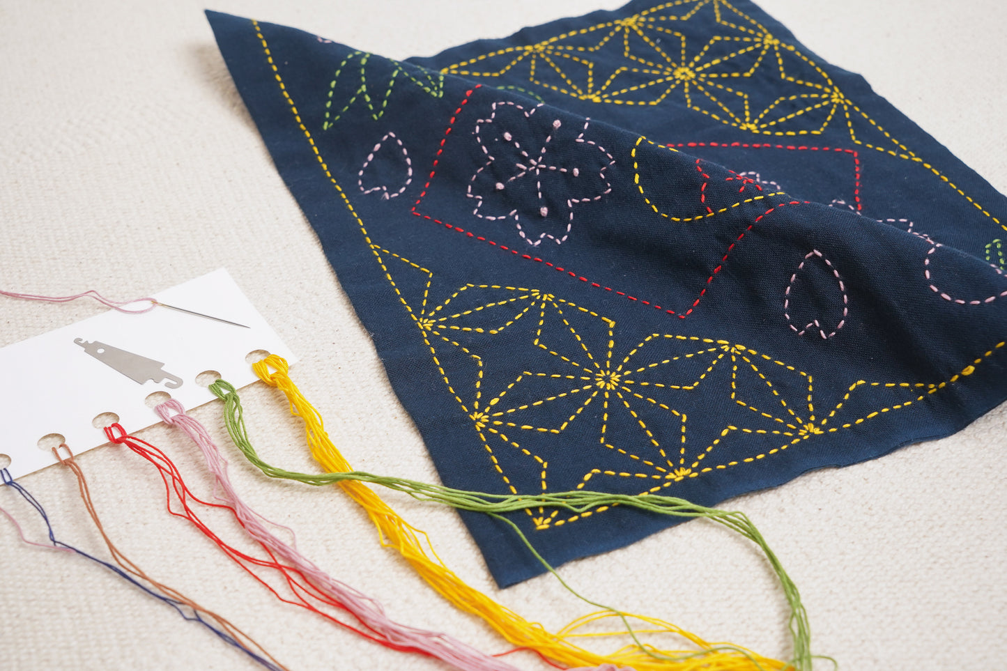 Hanafukin Sashiko Cloth Kit - Year of the Snake