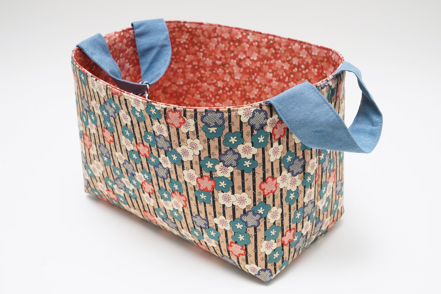 Storage Basket - Linear Blossoms