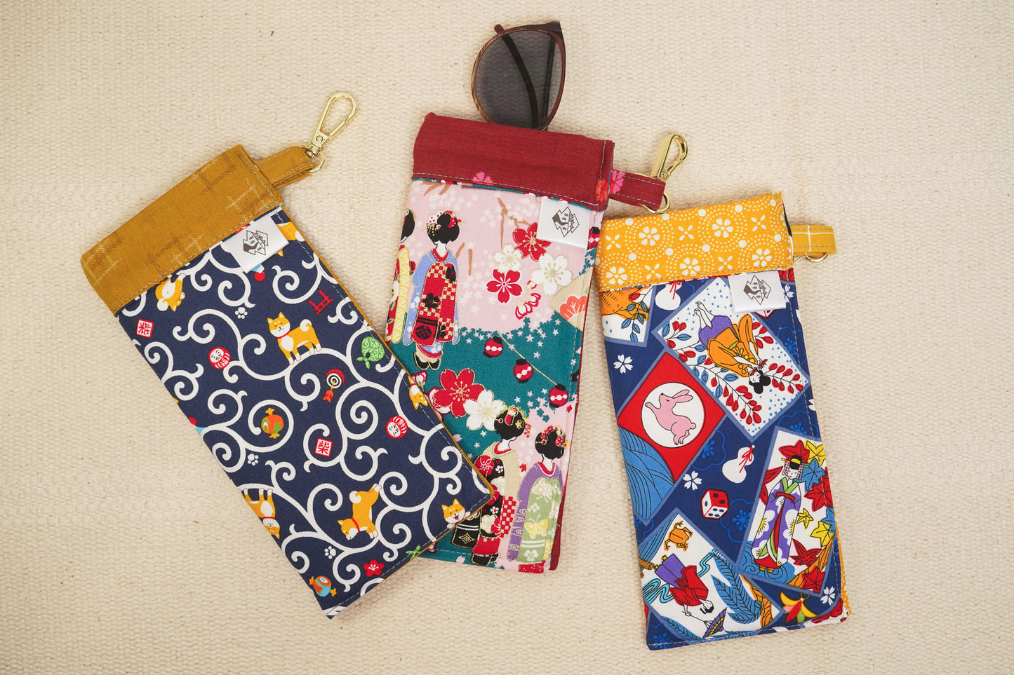 Sunglasses Case - Shiba Swirls