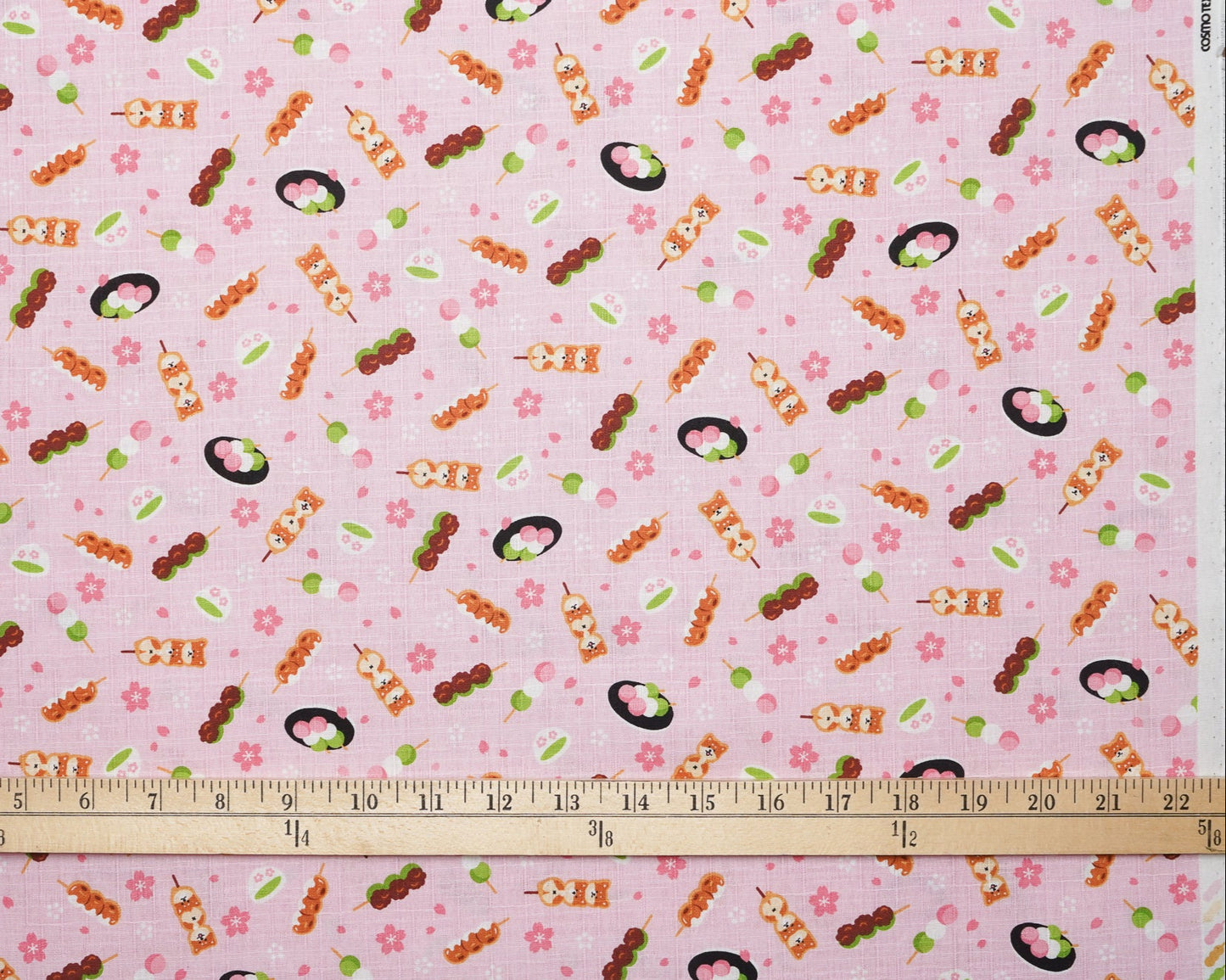 Shiba Sakura Dango Pink - Dobby Fabric - Cosmo