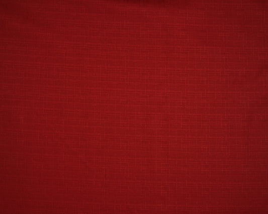 Dobby Solid Fabric - Red - Cosmo