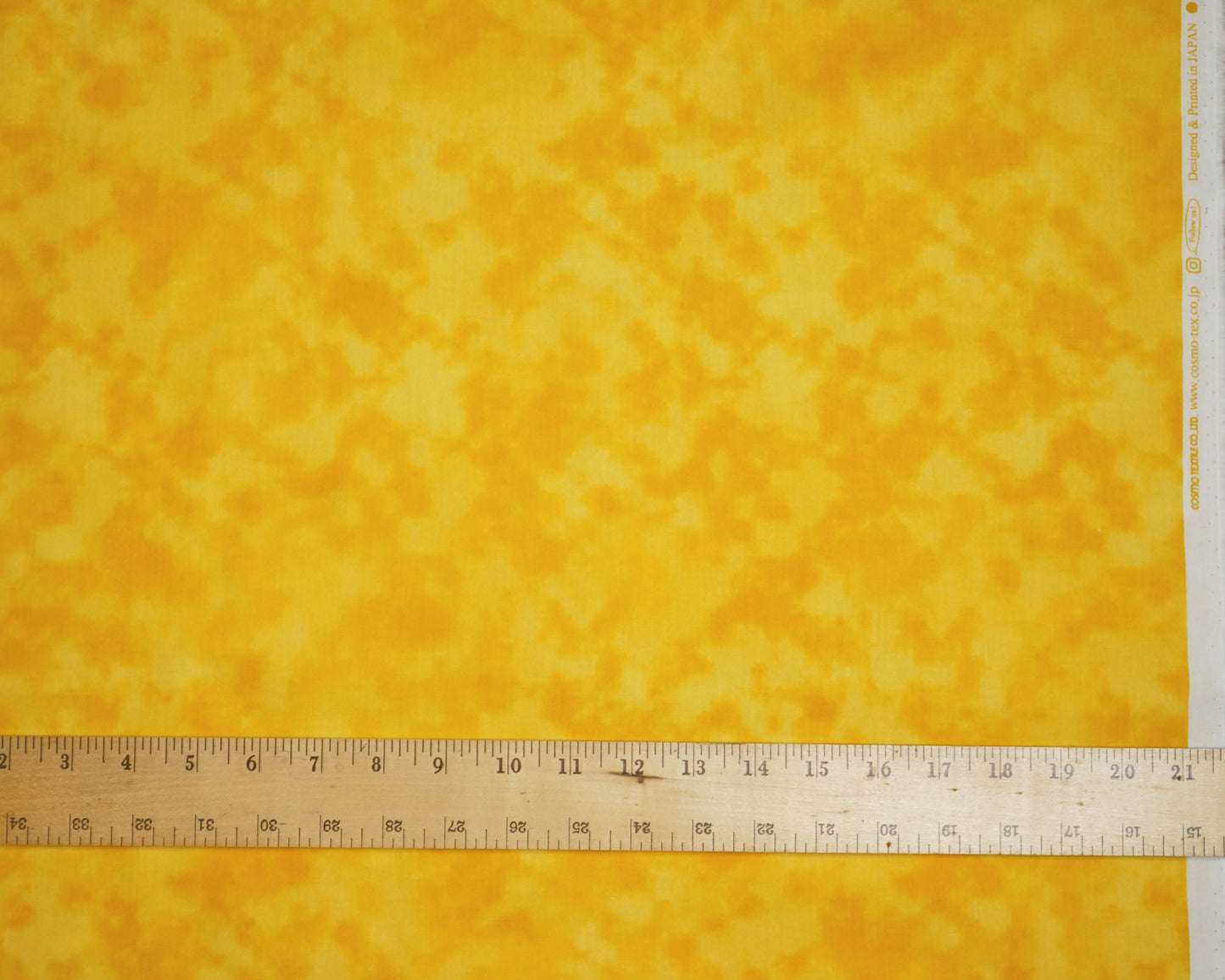 Lumiere Murazome Yellow Blender - Cotton Fabric - Cosmo