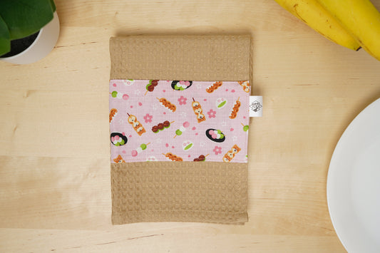Dish Towel -Shiba Sakura Dango