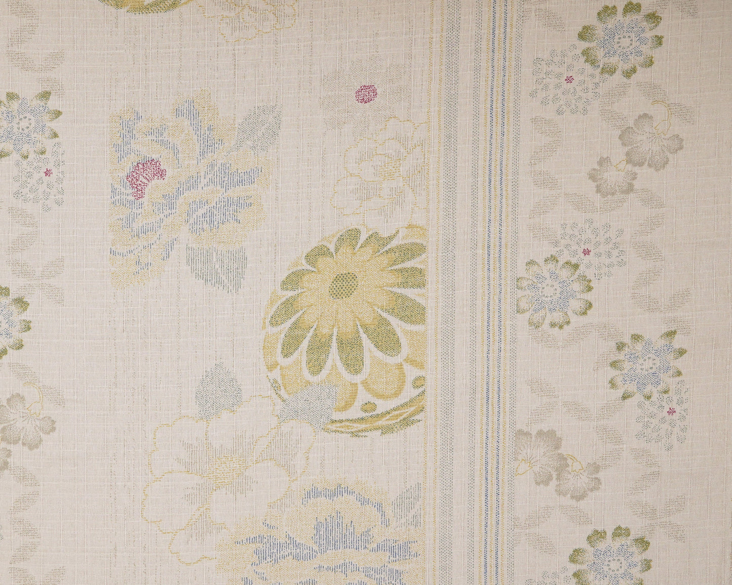 Decorative floral pattern on a beige background