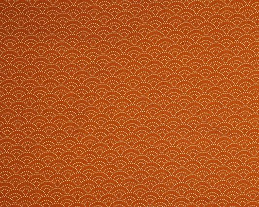 Segaiha Dots on Orange - Cotton Fabric - Sevenberry