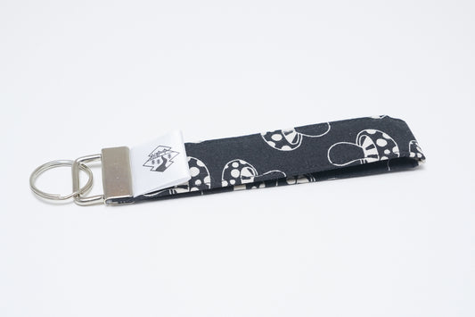 Key Fob Wristlet - Groovy (Black)
