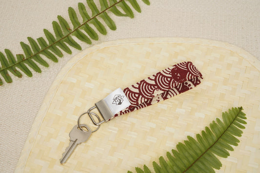 Key Fob Wristlet - Neko Wave