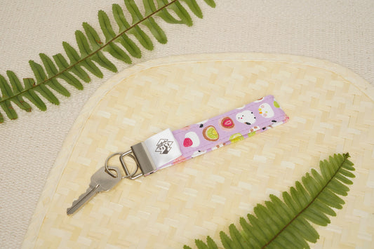 Key Fob Wristlet - Mochi Birds