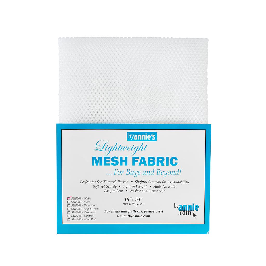 Lightweight Mesh Fabric - White