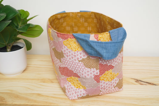 Storage Basket - Pink Clouds