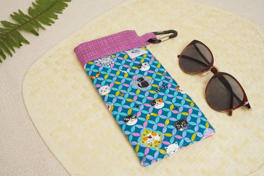 Sunglasses Case - Shippo Cats