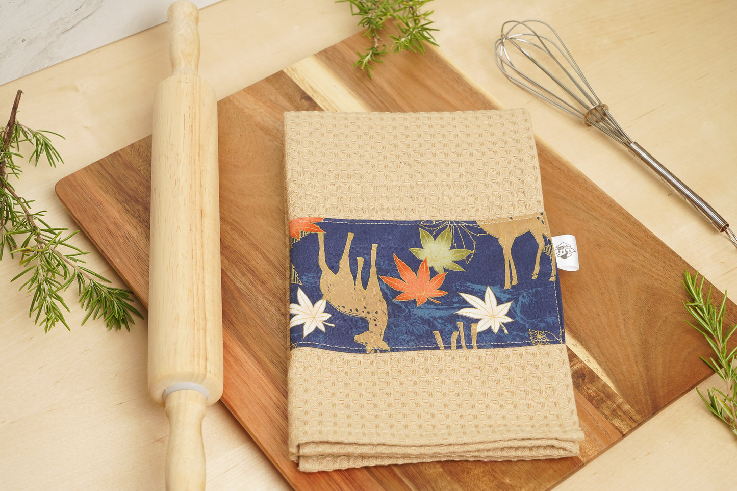 Dish Towel - Deer and Maple