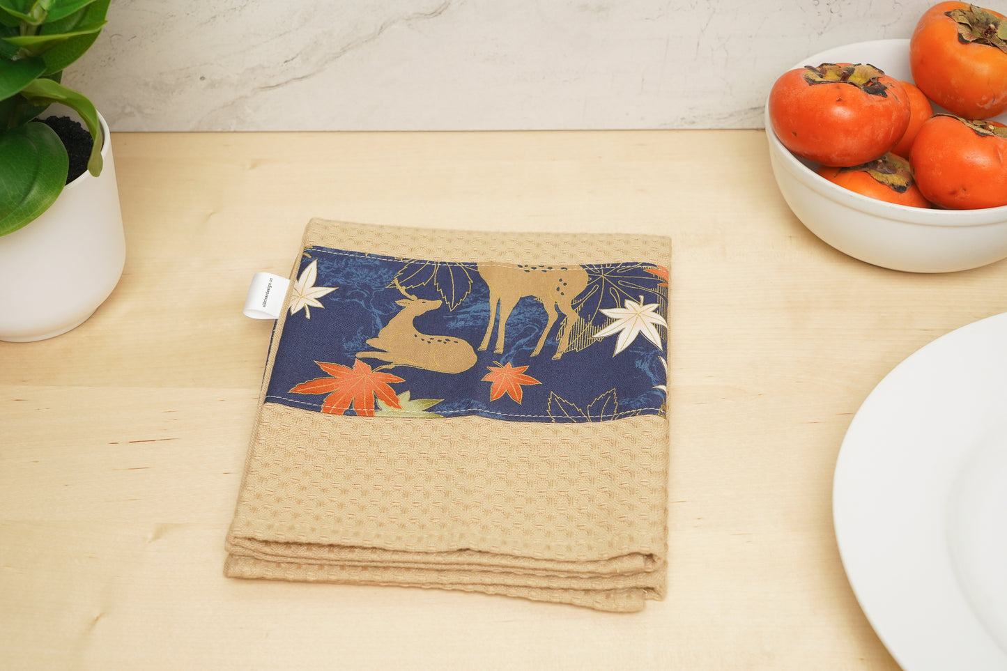 Dish Towel - Deer and Maple