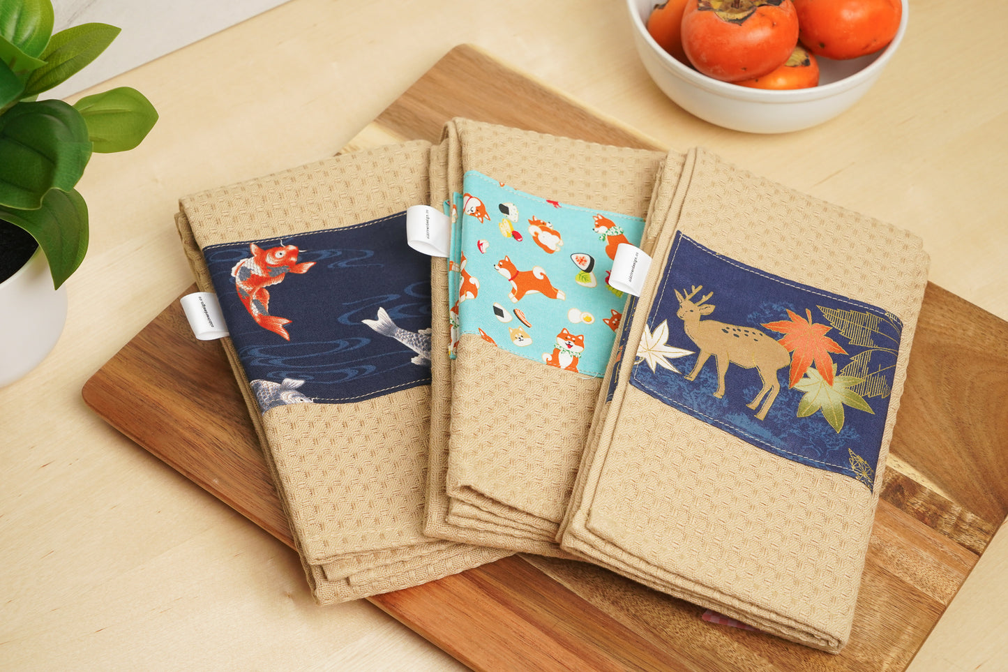 Dish Towel - Deer and Maple