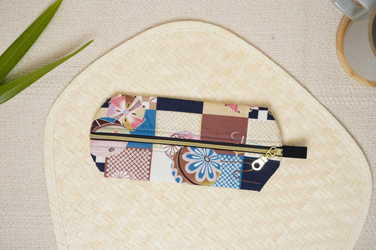 Zippy Pouch - Temari Checkerboard
