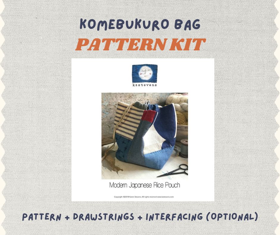 Komebukuro Bag - Pattern + Supply Kit