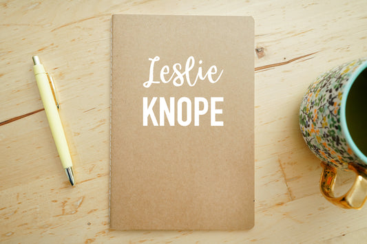 Personalized Name Dot-Grid Journal