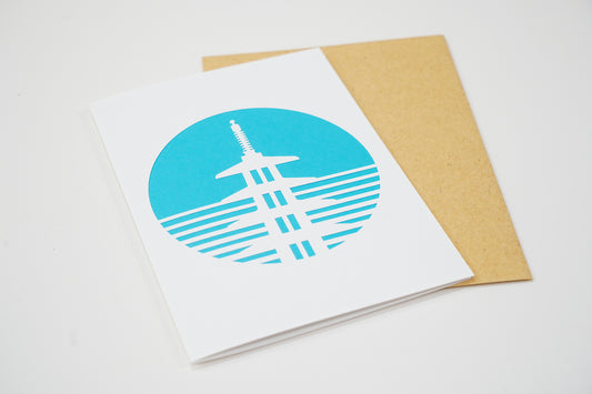 Peace Pagoda Card - Sunset Series